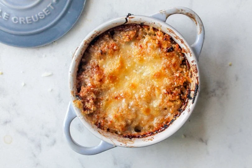 French Onion Pasta Bake